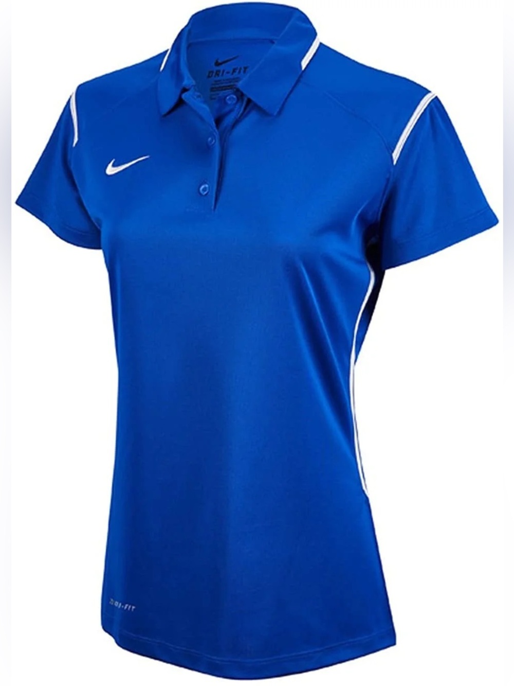 NWT Nike Gameday Dri-FIT Polo | Large | Royal Blue & White